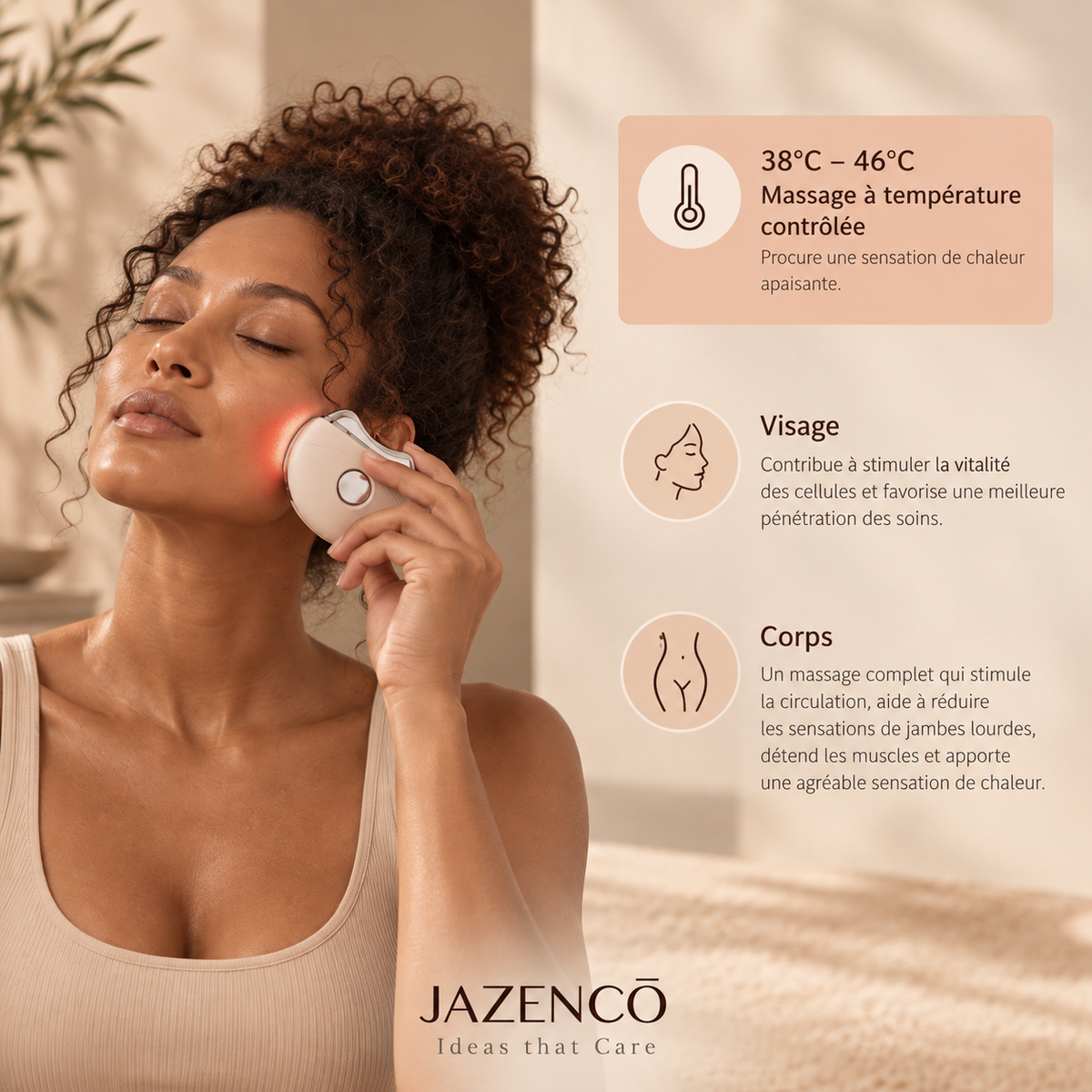 Gua Sha électrique EMS visage et corps