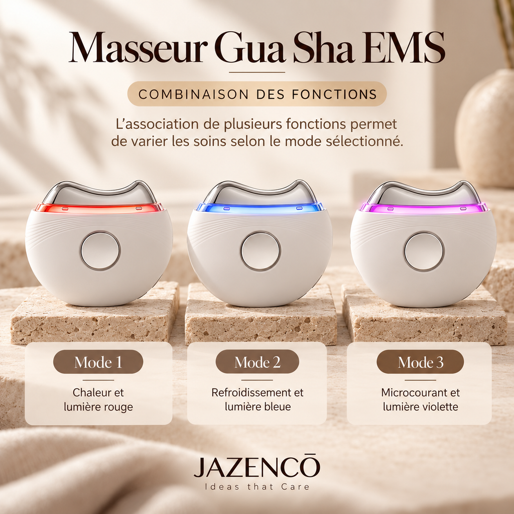 Gua Sha électrique EMS visage et corps