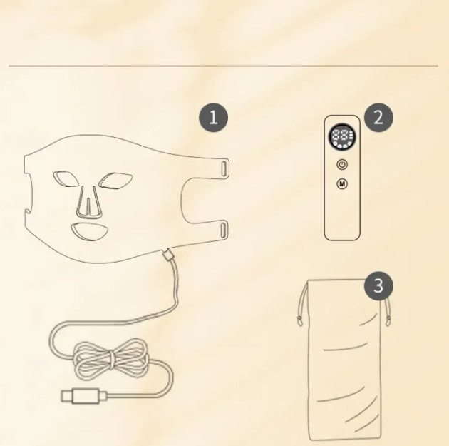 Masque de Beauté en Silicone (LED ou infrarouge)