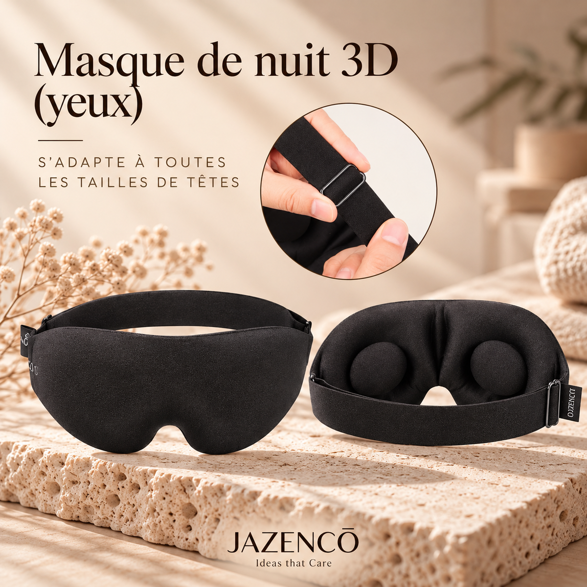 Masque de nuit 3D